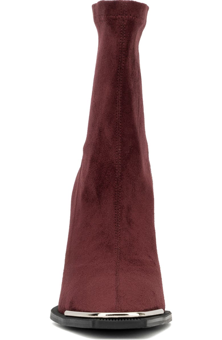 TORGEIS Katya Block Heel Bootie, Alternate, color, Burgundy