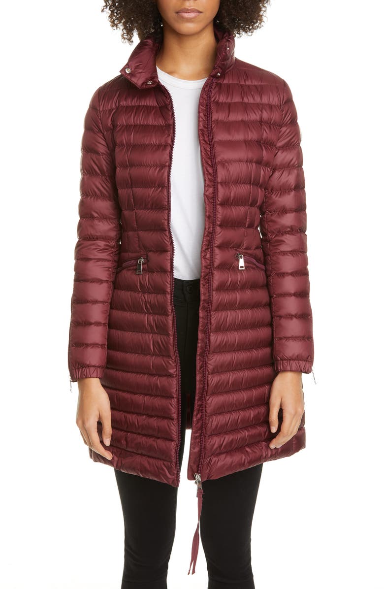 Moncler Sable Lightweight Down Quilted Puffer Coat, Main, color,