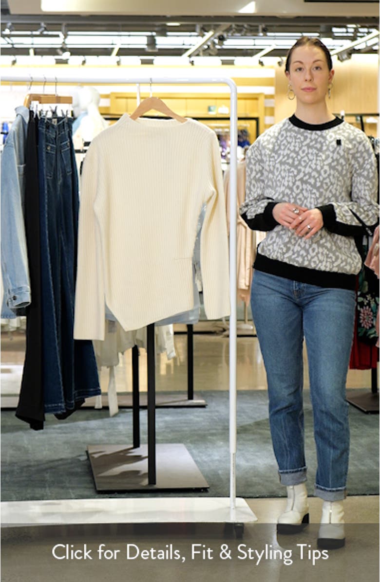 Twisted Rib Wool Sweater, sales video thumbnail