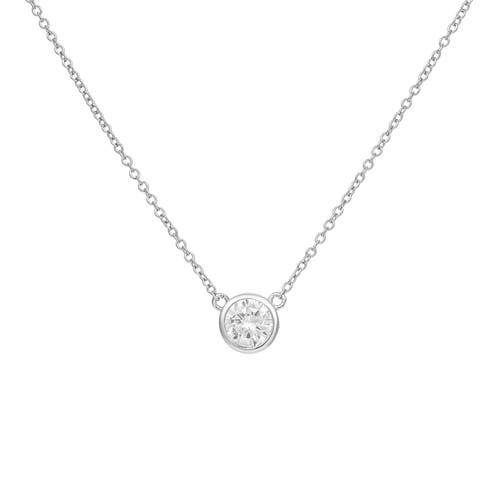 Untamed Petals Tate Bezel Crystal Pendant Necklace In Metallic