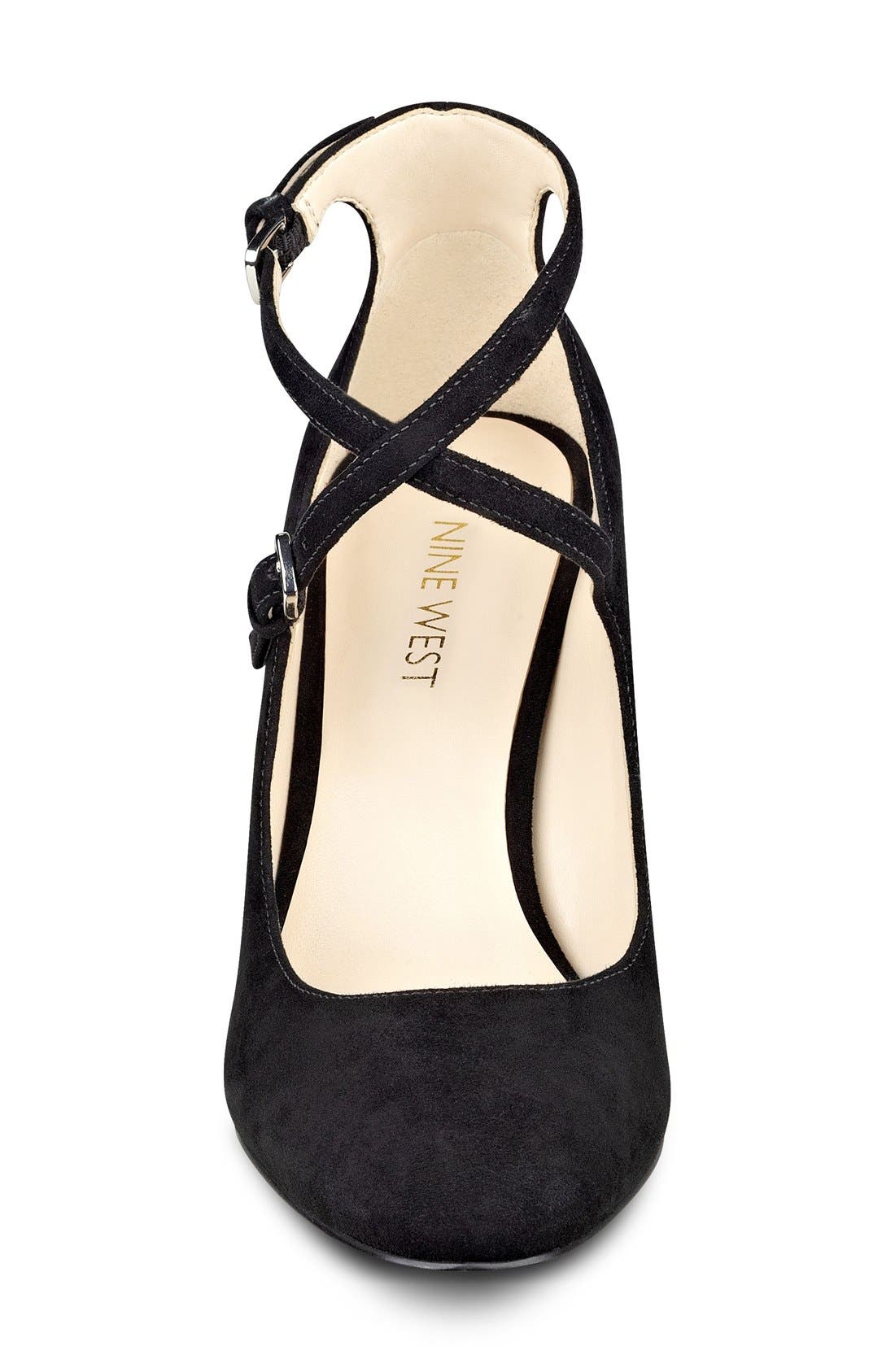Nine West 'Hannley' Double Strap Pump, Alternate, color, 