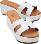 Forever 
Always Shoes Lia Leather Platform Sandal