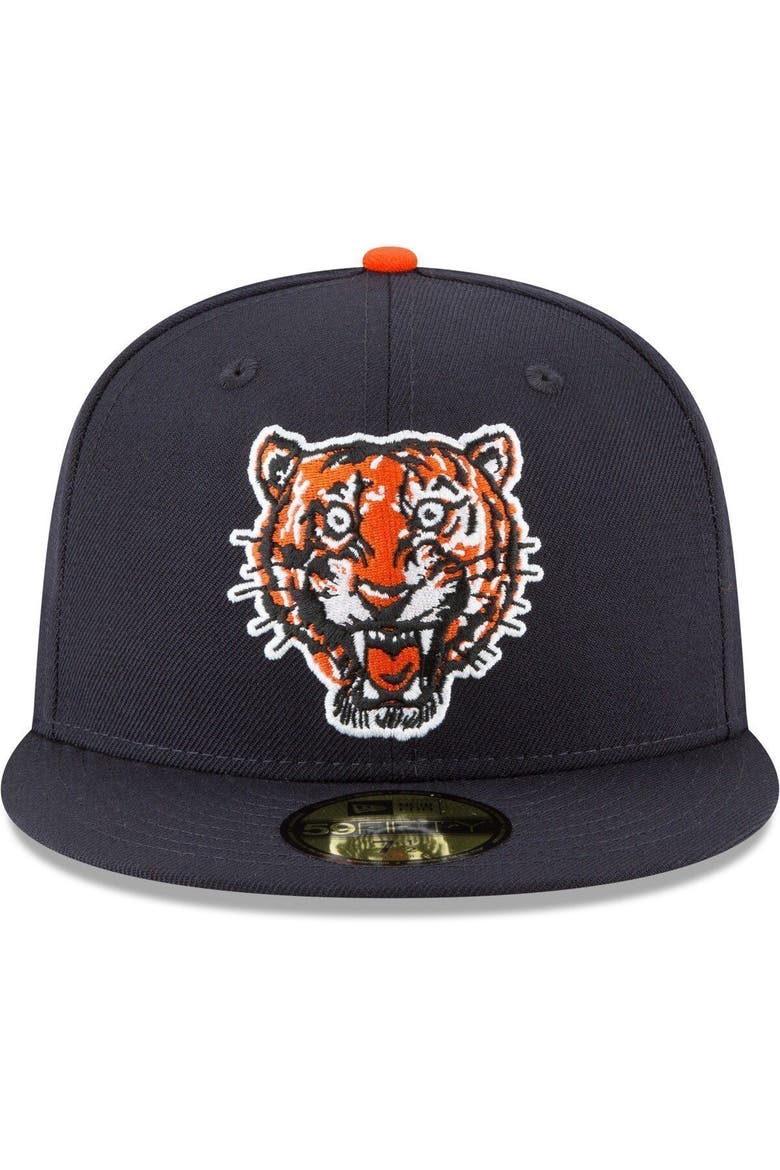 Men's New Era Navy Detroit Tigers Cooperstown Collection Wool 59FIFTY Fitted Hat, Alternate, color, Navy