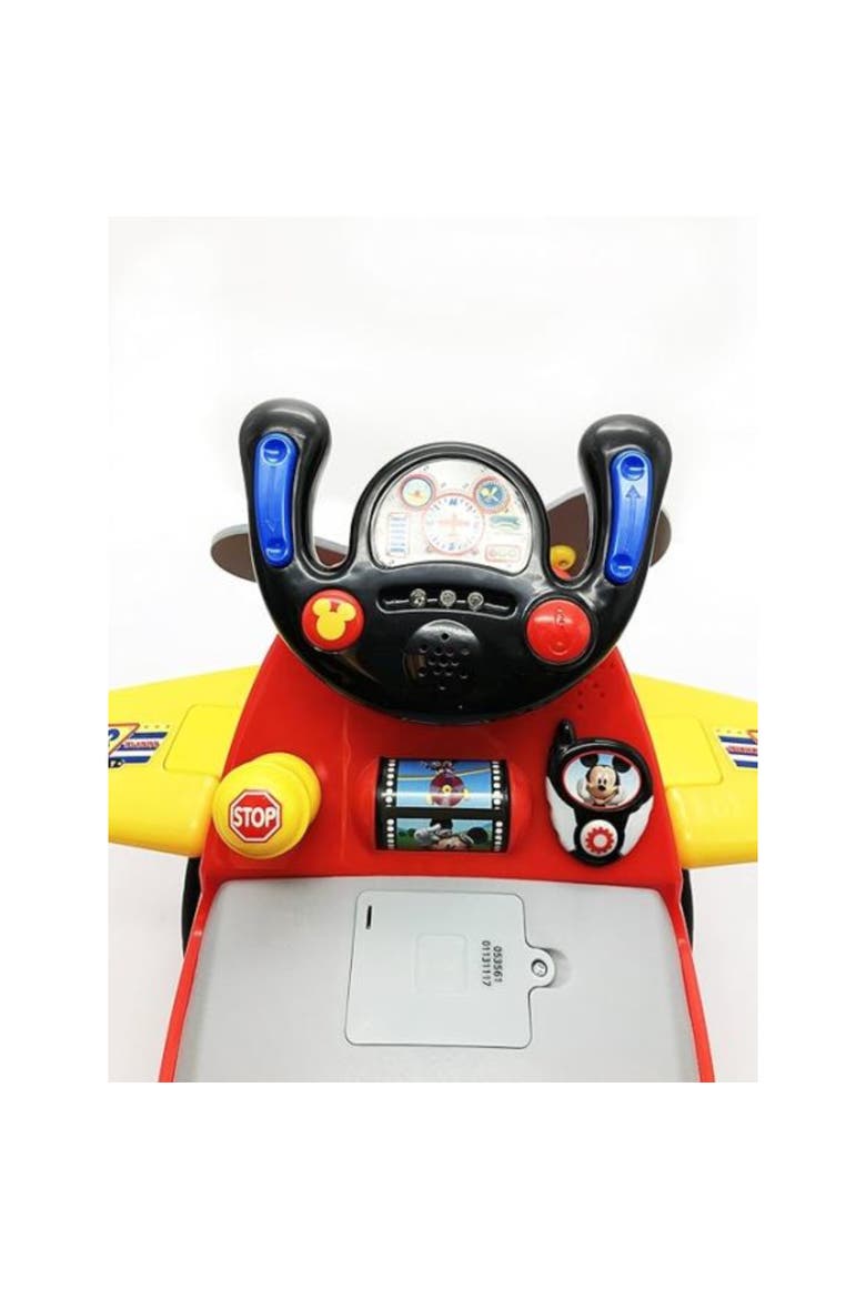 Disney Mickey Mouse Plane Light & Sound Activity Ride On, Alternate, color, Multicolored
