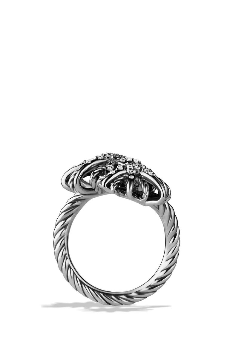Starburst Open Ring with Diamonds, Alternate, color, DIAMOND