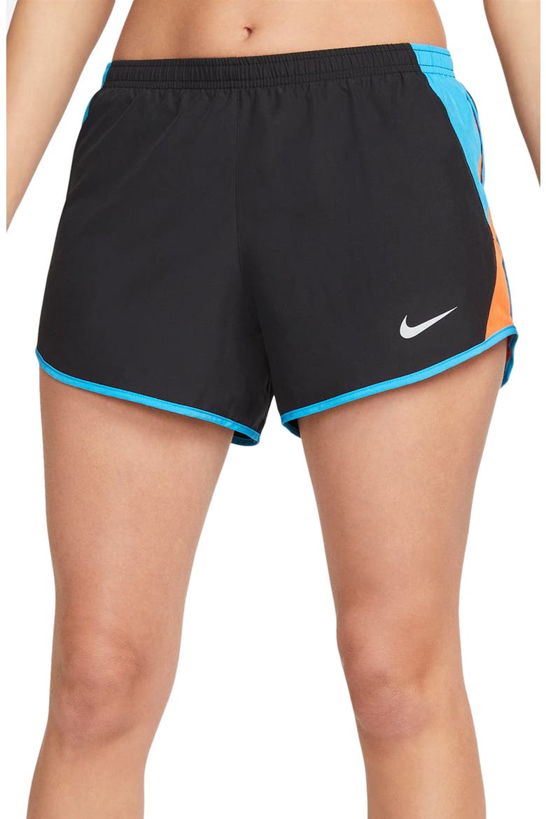 10K Dry Running Shorts, Main, color, BLACK/ LASER BLUE