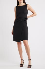 Anne Klein Pleat Sheath Dress
