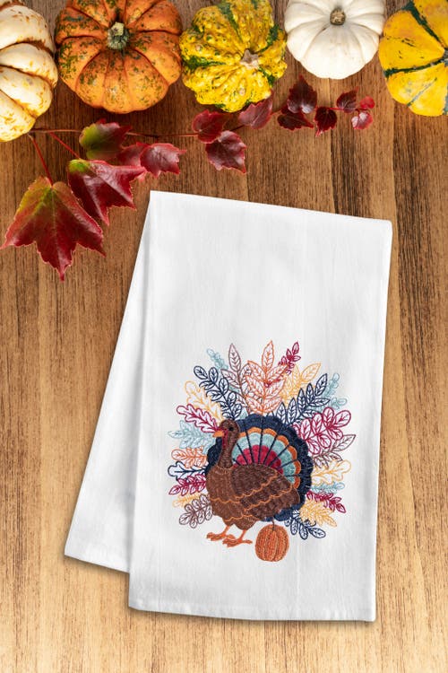 C & F Home C&f Home Colorful Harvest Turkey Towel In Multi