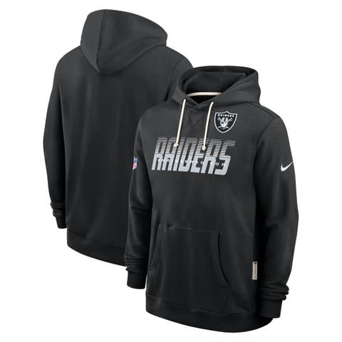 Men's Nike Black Las Vegas Raiders Sideline Standard Issue Top Prospect Dri-FIT Hoodie
