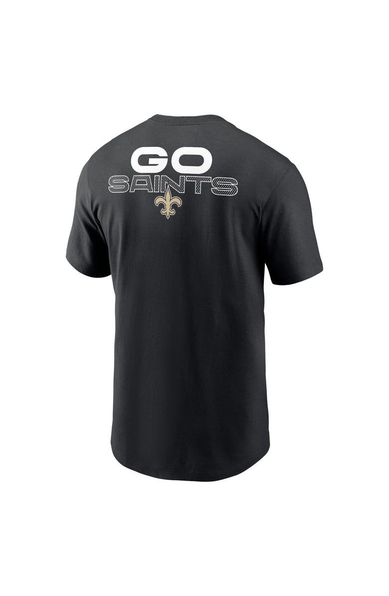 Nike Men's Nike Black New Orleans Saints Local Phrase T-Shirt, Alternate, color, Black