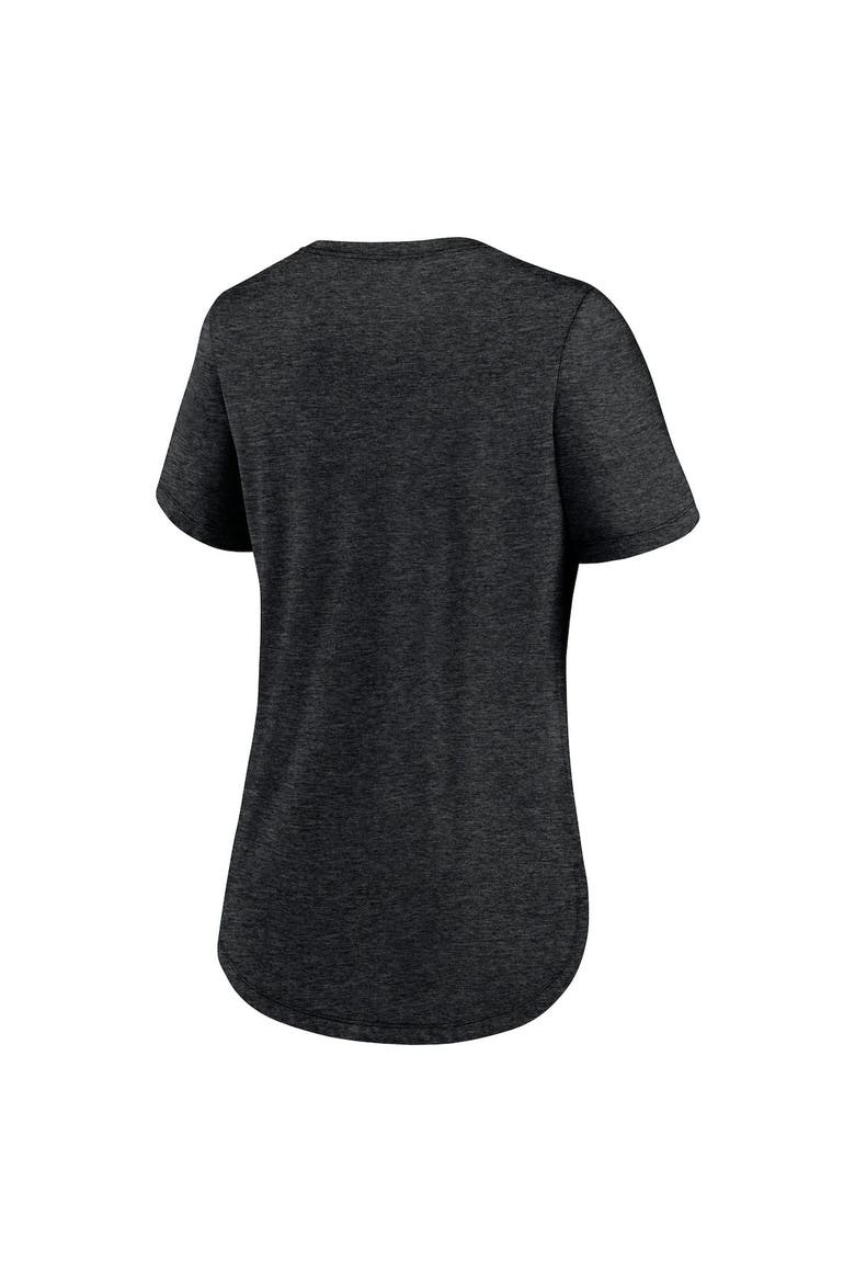 Women's Nike Heather Black Las Vegas Raiders Local Fashion Tri-Blend T-Shirt, Alternate, color, Heather Black