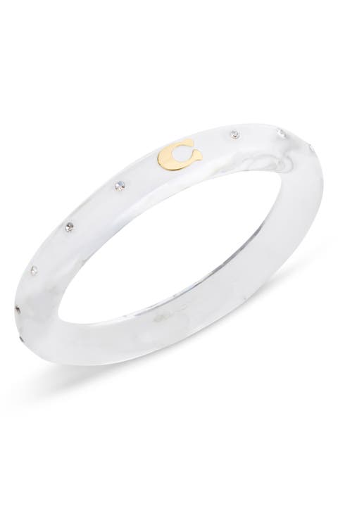 Crystal Resin Bangle