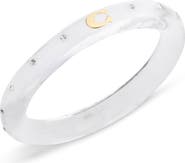 COACH Crystal Resin Bangle