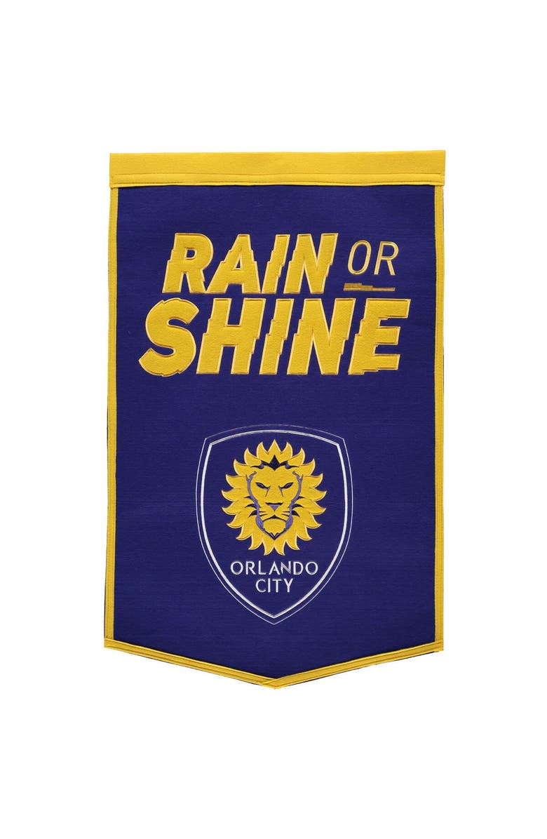 WINNING STREAK Orlando City SC Dynasty Banner, Main, color, Purple