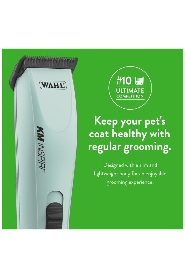 Corded Grooming Clipper Kit with Guide Combs for Dog, Cat, and Horse Grooming, Alternate, color, Turquoise