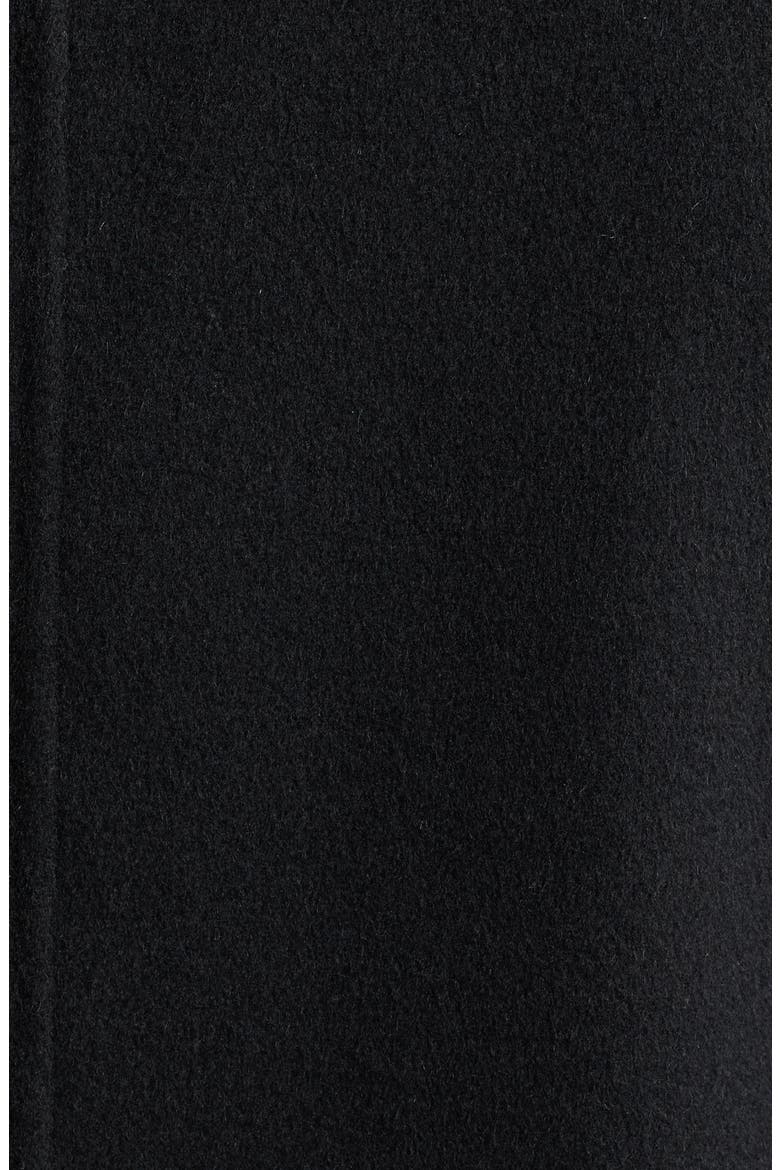 Double Breasted Wool Blend Peacoat, Alternate, color, BLACK