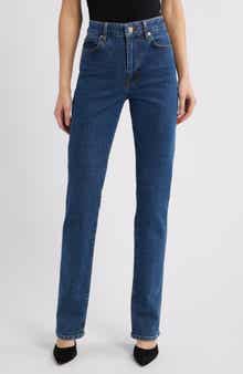 FRAME The Ruler High Waist Straight Leg Jeans