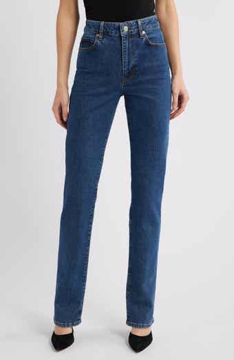 FRAME The Ruler High Waist Straight Leg Jeans