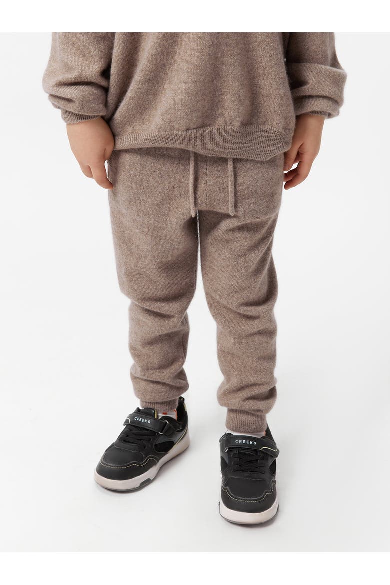 Kids Cashmere Track Pants, Alternate, color, taupe