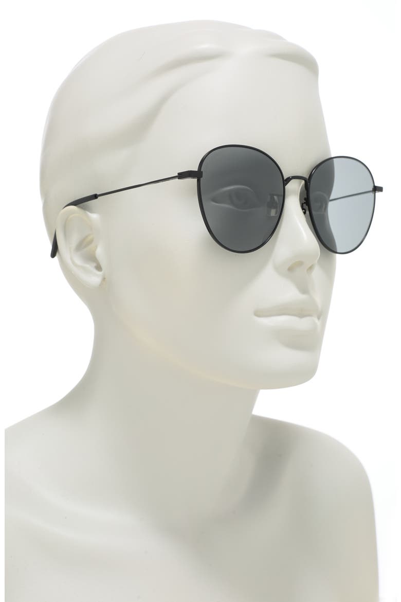 56mm Round Sunglasses, Alternate, color, HAVANA HAVANA GREEN/GRN