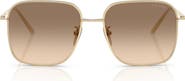 Prada 57mm Square Sunglasses