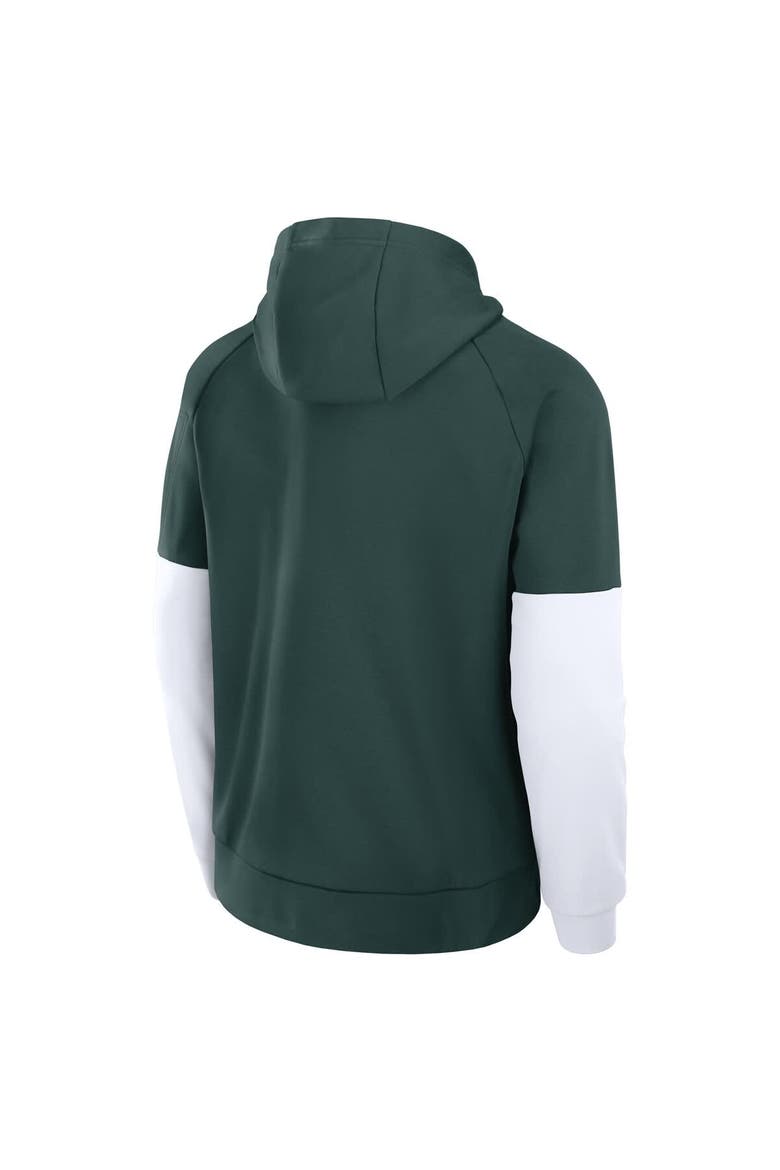Men's Nike Green Michigan State Spartans Fitness Performance Pullover Hoodie, Alternate, color, Green