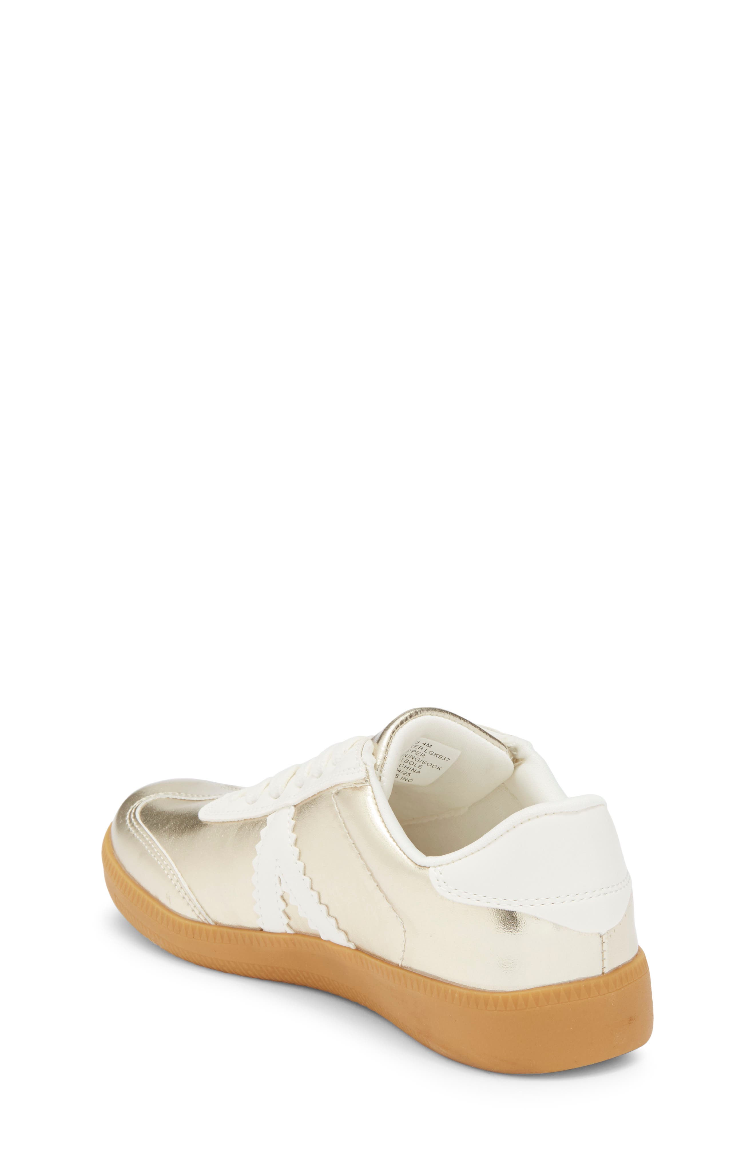 MIA Kids' Little Baker Metallic Sneaker, Alternate, color, Soft Gold