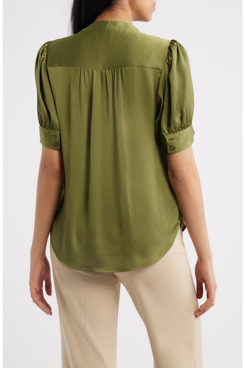 Crinkle Satine Top, Alternate, color, BAY LEAF