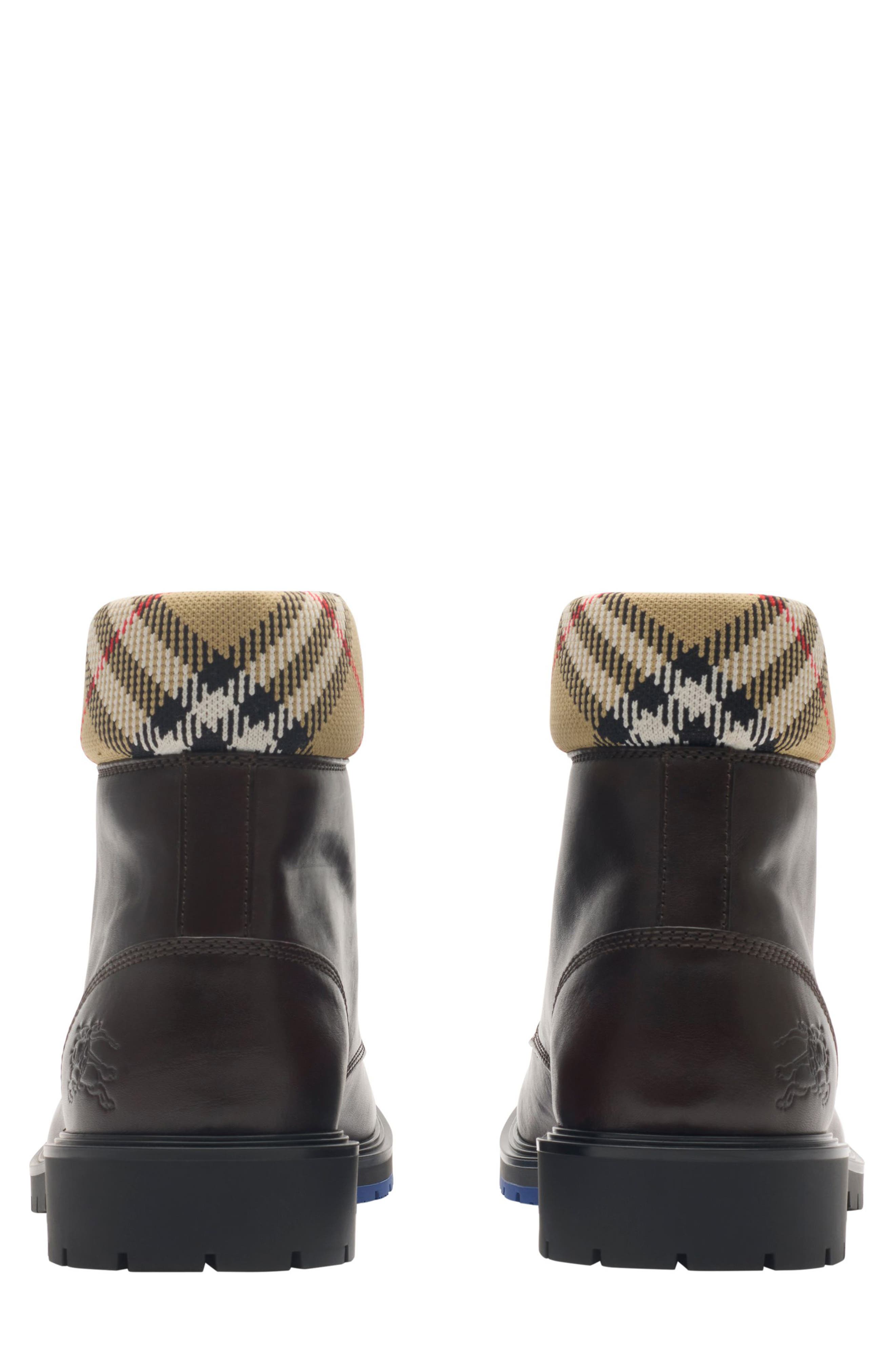 Burberry Rogue Combat Boot, Alternate, color, Log