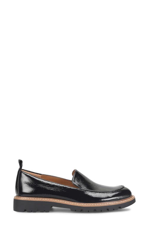 Comfortiva Lindee Lug Sole Loafer In Black Patent