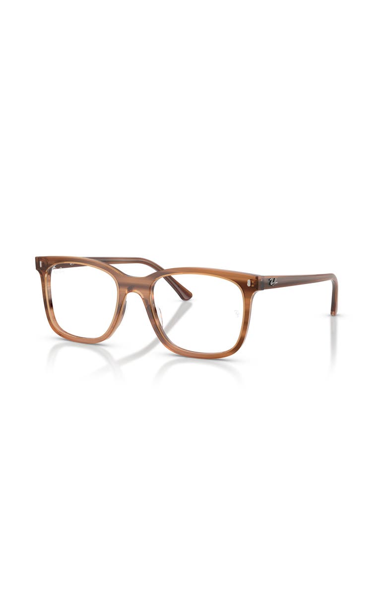 Ray-Ban 53mm Square optical glasses, Main, color, Tortoise