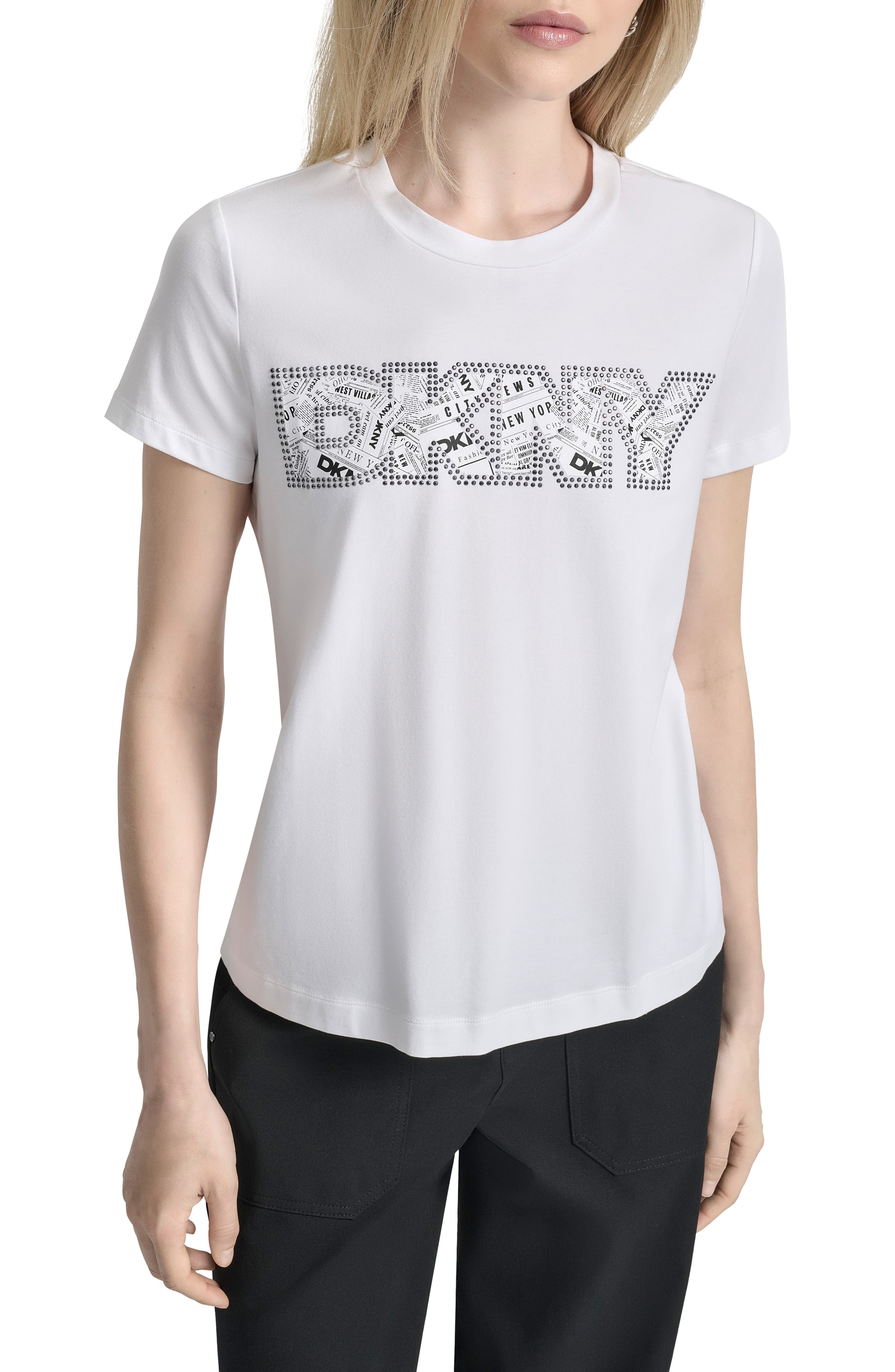 Newspaper Logo Graphic T-Shirt - image 3