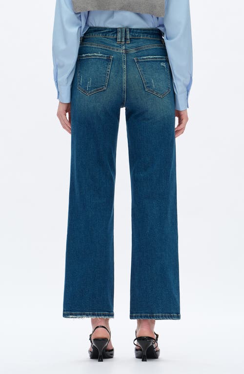 Bayeas High Waist Straight Leg Jeans In Blue