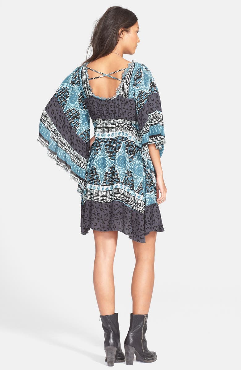 Free People 'Hearts of Gold' Babydoll Dress, Alternate, color, 