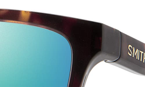 Smith Shoutout 57mm Chromapop™ Polarized Square Sunglasses In Tortoise/polarized Opal