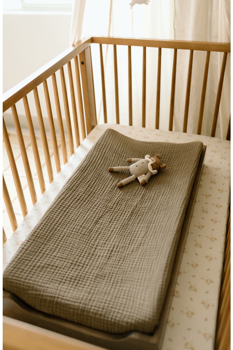 Changing Pad Cover, Alternate, color, BARK
