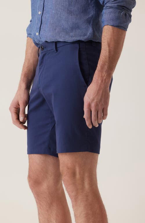Deke Oasis Luxeflex Twill Bermuda Shorts In Indigo