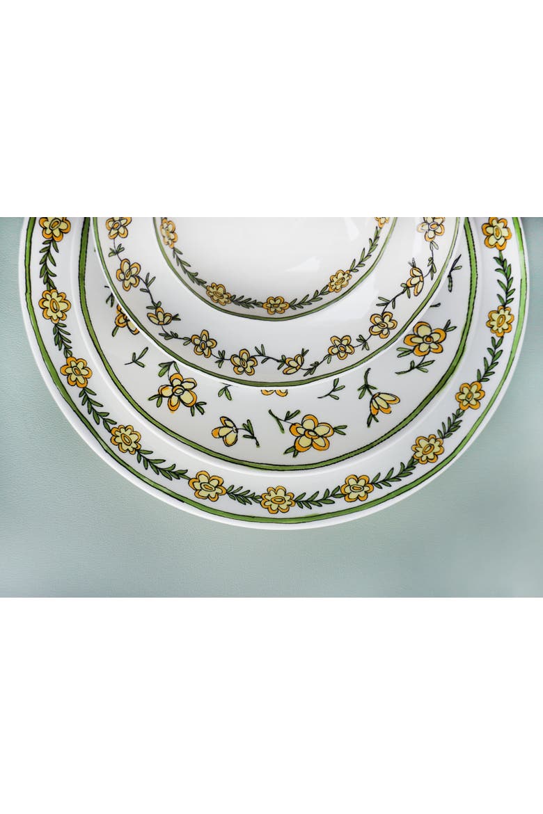 Heritage Daisy Chain Dinner Plate, Alternate, color, Multi