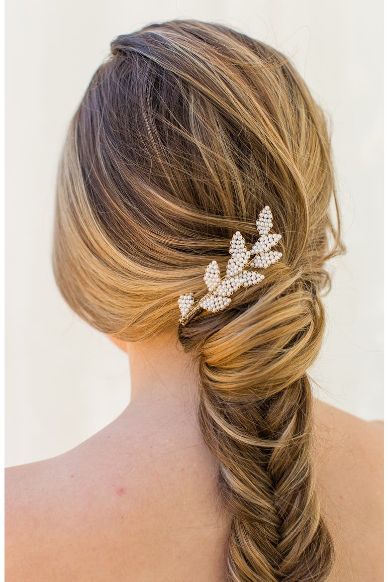 Petra Hair Clip (Nordstrom Exclusive), Alternate, color, GOLD