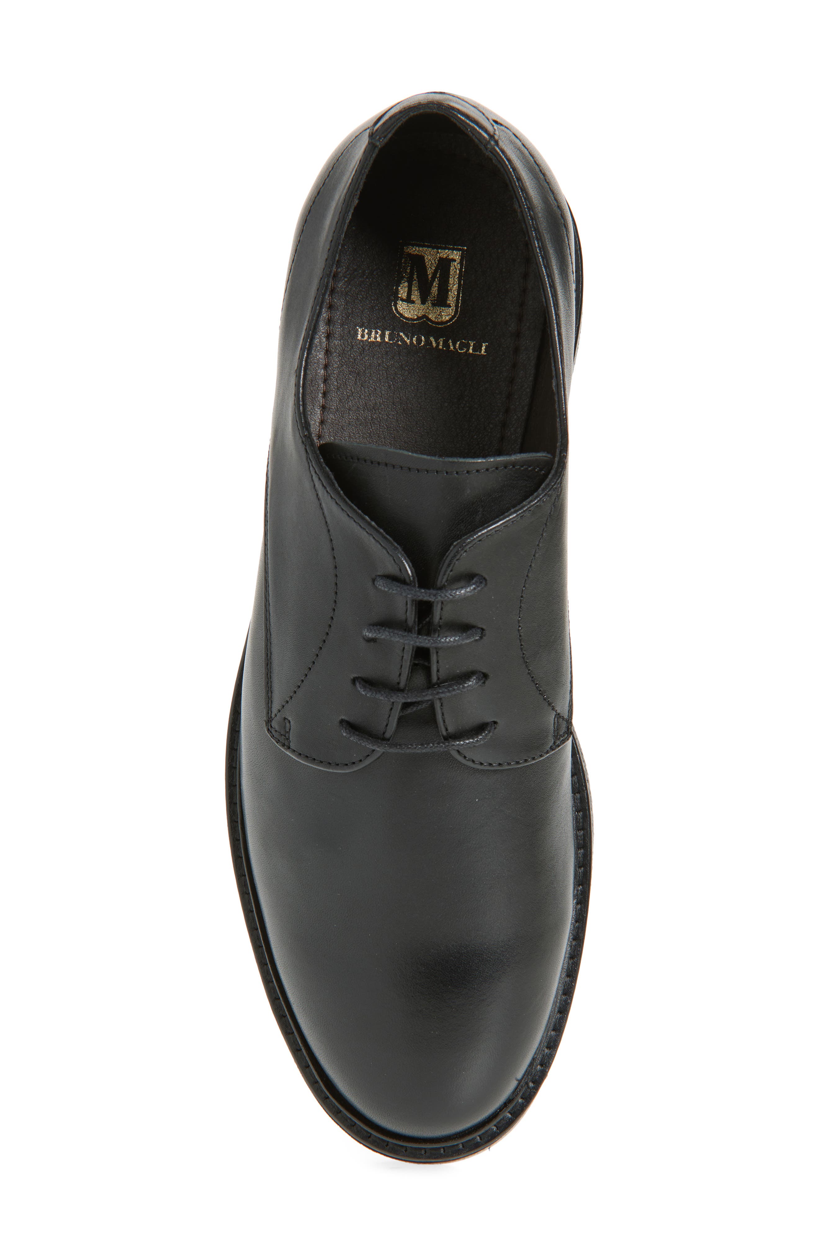 Bruno Magli Vincenzo Derby, Alternate, color, Black