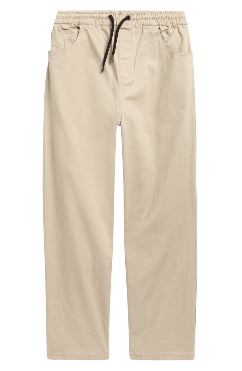 Volcom Kids' Freazy Elastic Waist Pants, Main, color, Utility Beige