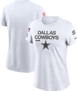 Nike Women's Nike White Dallas Cowboys 2024 Salute To Service Legend Performance T-Shirt