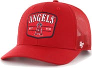 '47 Men's '47 Red Los Angeles Angels Squad Trucker Adjustable Hat