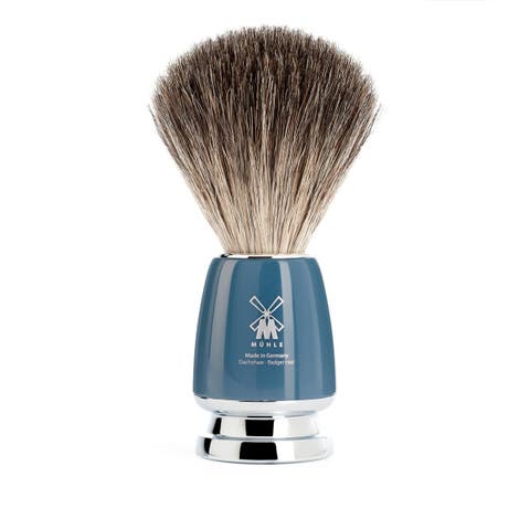 Rytmo Petrol Blue Pure Badger Shaving Brush