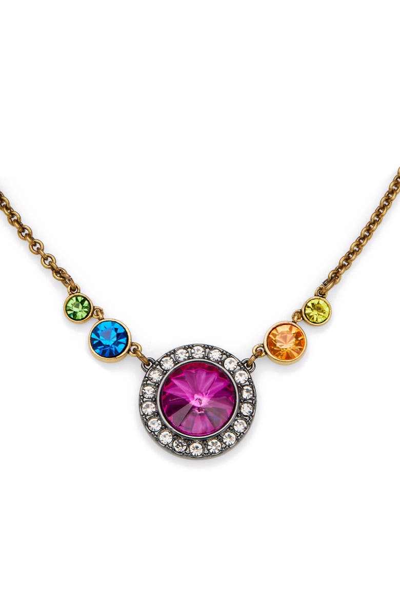 Kurt Geiger London Octavia Short Pendant Necklace, Alternate, color, Two Tone