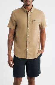 Brixton Sanford Short Sleeve Oxford Button-Down Shirt