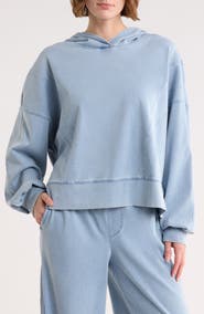 YOGALICIOUS Flow Crop Hooded Sweatshirt