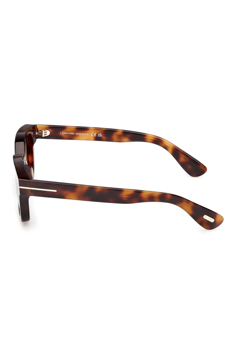 49mm Gradient Square Sunglasses, Alternate, color, BLONDE HAVANA / GRADIENT BROWN