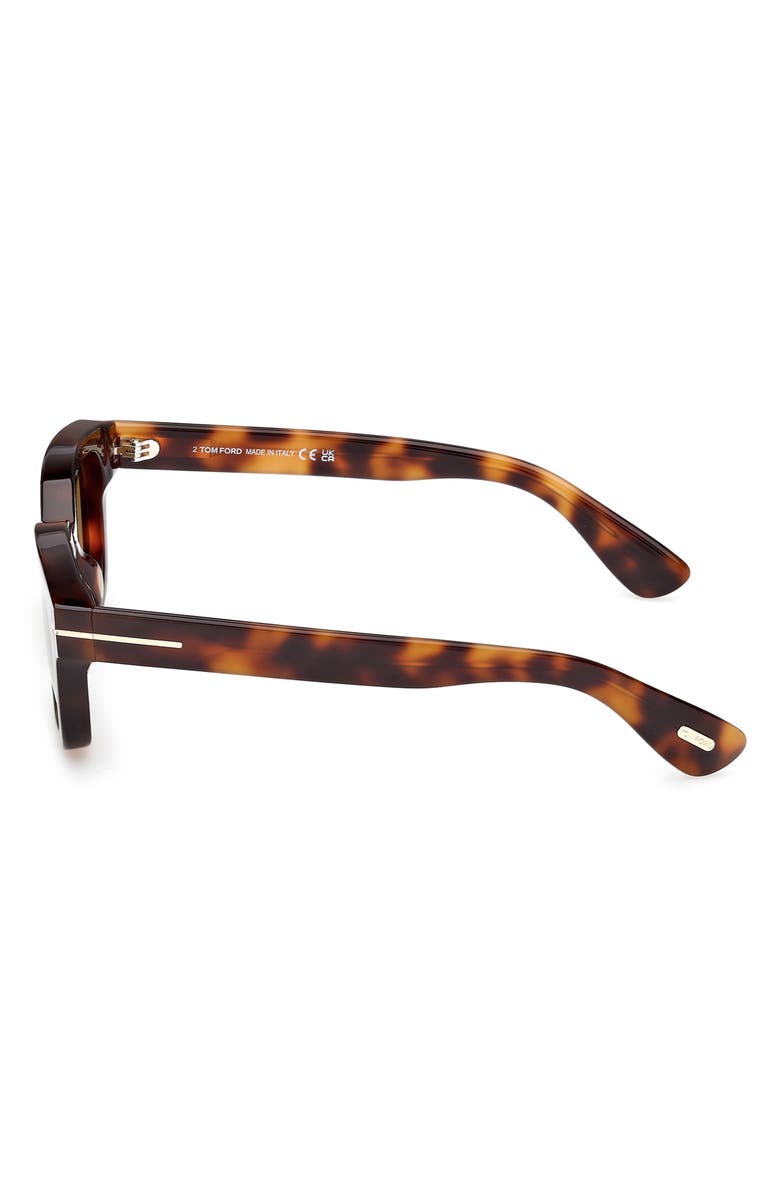 TOM FORD 49mm Gradient Square Sunglasses, Alternate, color, Blonde Havana / Gradient Brown