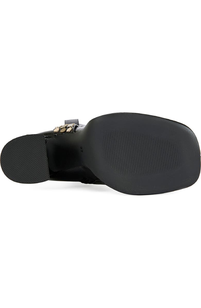 AZALEA WANG Dyzma Moto Platform Bootie, Alternate, color, Black